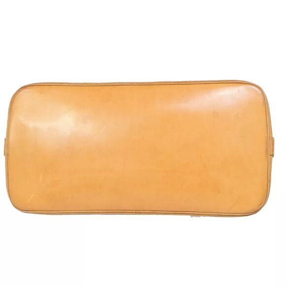 LOUIS VUITTON LV Logo Alma Hand Bag Monogram Leather Brown France - Picture 7 of 7